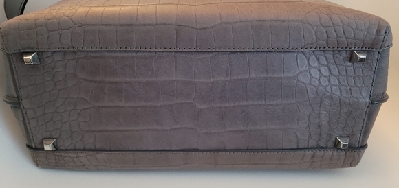 MCM Milla Medium Crocodile-Embossed Tote Bag - Picture 9 of 9